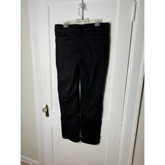 NYDJ Pull On Straight Leg High Rise Pants Sculpt-HER Lift x Tuck Black Size XL - Picture 9 of 11